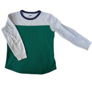 Old Navy Boys Long Sleeve Two-Tone Tee | L